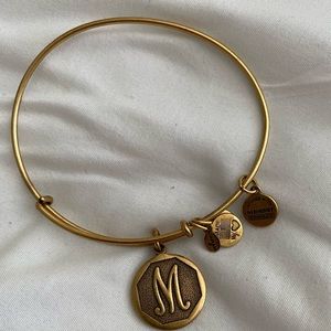 Alex and Ani initial bracelet